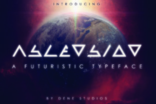 Ascension Display Font: Sci-Fi Style for Handmade Goods