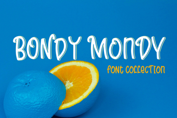 Bondy Mondy Family: A Fresh Handmade Font for Editorial Design