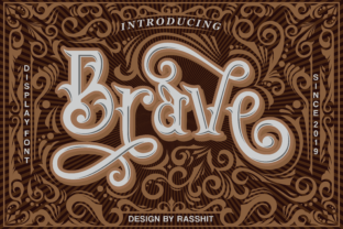 Brave: A Vintage Display Font with Real Editorial Charm