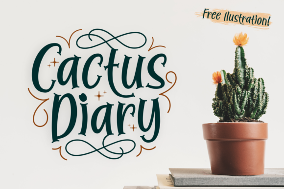 Cactus Diary: A Sweetly Stingy Font for Modern Campaigns