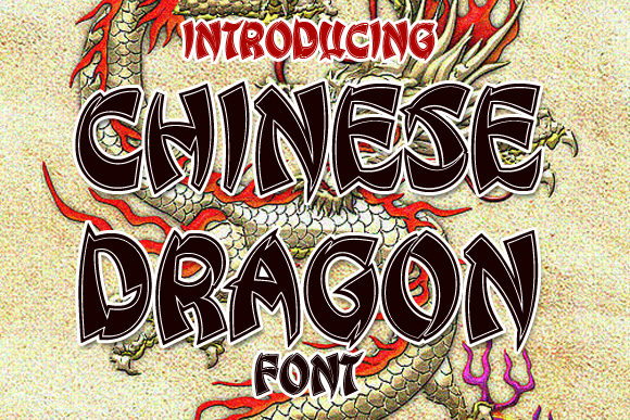 Chinese Dragon: A Bold Display Typeface for Web Design