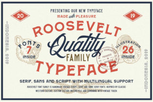 Discovering Roosevelt Family: A Vintage Typeface for Authentic Brand Stories