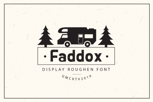 Faddox: A Display Typeface That Brings Vintage Poster Energy