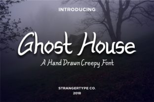 Ghost House: The Creepy Gothic Font for Handmade Crafts