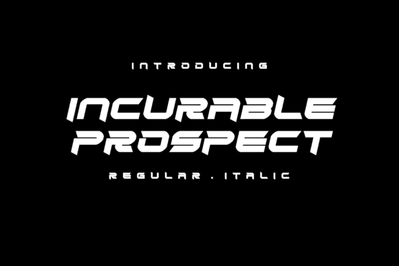 Incurable Prospect: A Display Typeface for Web Design