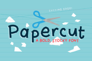 Papercut: A Bold Quirky Display Font for Standout Branding