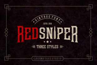Redsniper: A Display Font with Sharp Intent