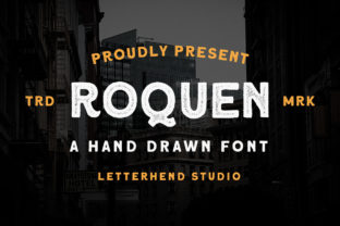 Roquen: A Hand-Drawn Display Font That Makers Will Adore
