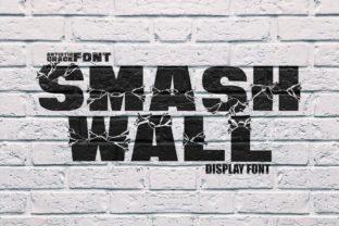 Smash Wall: A Bold Display Font for Makers and Crafters