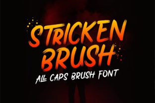 Stricken Brush: A Brush Typeface for Relaxed Editorial Layouts
