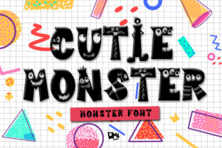 Testing the Cutie Monster Font in a Real Web Design Project