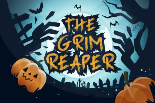 The Grim Reaper Font for Crafters and Makers
