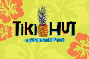 Tiki Hut Font: A Tropical Typeface for Crafters