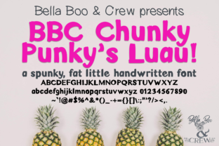 Using BBC Chunky Punky Luau as a Display Font for Web Projects