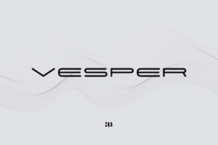 Vesper: The All Caps Geometric Sans Font for Crafters