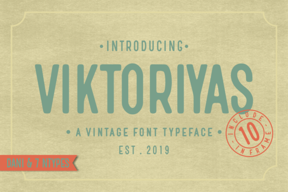 Viktoriyas: A Striking Display Font for Editorial Projects